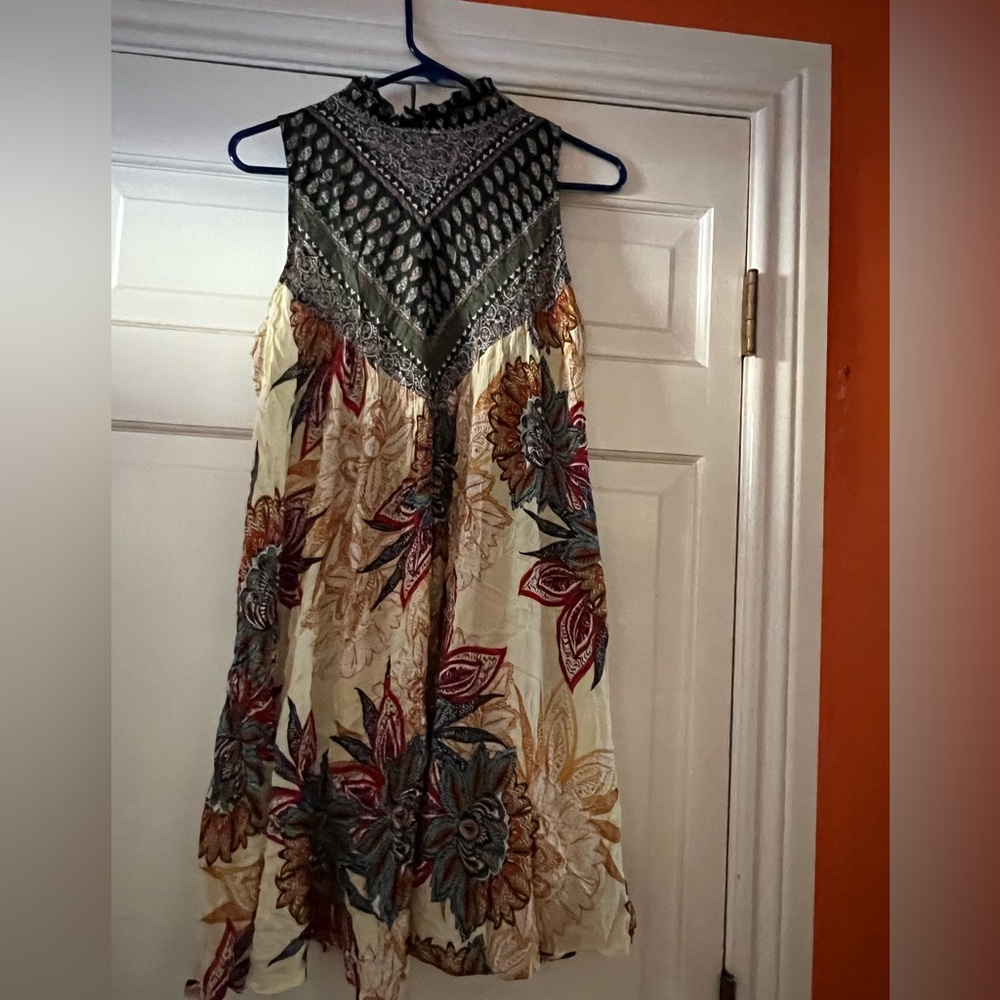 Umgee Daydream Floral Paisley Boho sleeveless dress